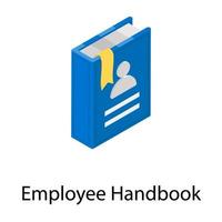 Employee Handbook Concepts vector