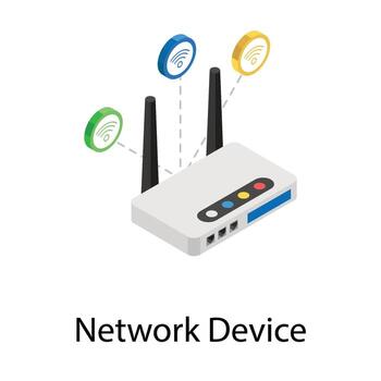 Network Device Concepts vector