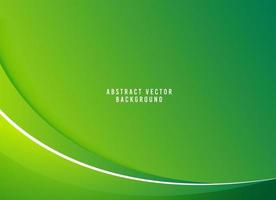 Green gradient wavy background. green Abstract vector background