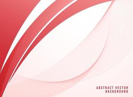 Fondo de vector abstracto rosa. fondo ondulado degradado rosa