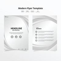 Modern flyer template suitable for promotion yout product. Vector illustration.