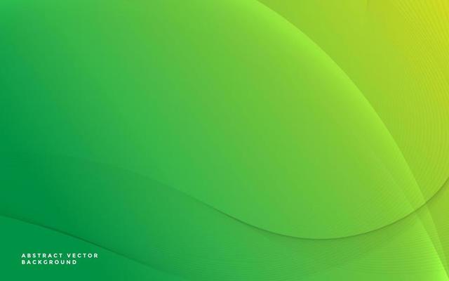 Green yellow Gradient abstract background. Green wave gradient background. Vector Illustration