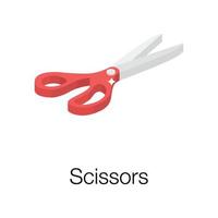 Trendy Scissors Concepts vector