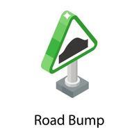 Road Bump Concepts vector