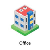 Trendy Office Concepts vector