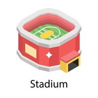 Trendy Stadium Concepts vector