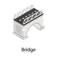 Trendy Bridge Concepts vector