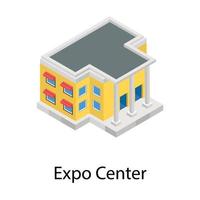 Exhibition Center Concepts vector