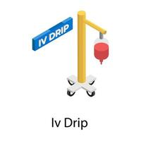 Iv Drip Concepts vector