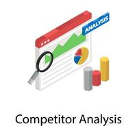 Competitor Analysis Concepts vector