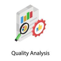 Quality Analysis Concepts vector