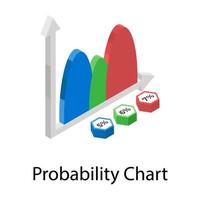 Probability Chart Concepts vector