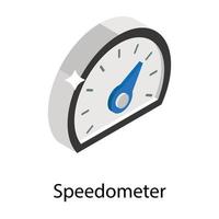 Trendy Speedometer Concepts vector