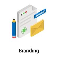 Trendy Branding Concepts vector