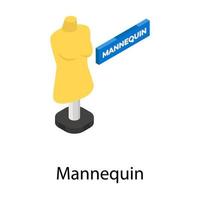 Trendy Mannequin Concepts vector