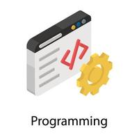 Trendy Programming Concepts vector