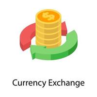 Currency Exchange Concepts vector