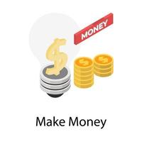 Make Money Conceptsbusiness vector