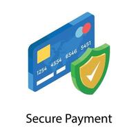 Secure Payment Concepts vector