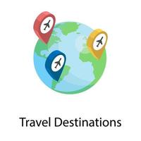 Travel Destination Concepts vector