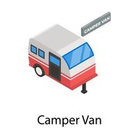 Camper Van Concepts vector