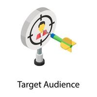 Target Audience Concepts vector