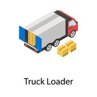 Truck Loader Concepts vector