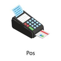 Trendy POS Concepts vector