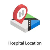 Hospital Location Concepts vector