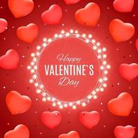 Valentine's Day Love and Feelings Sale Background Design. Vector illustration