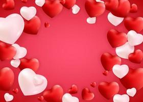 Valentine's Day Love and Feelings Background Design. Vector illustration