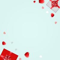 Valentine's Day Love and Feelings Background Design. Vector illustration