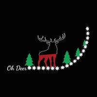 Christmas Day T Shirt Design vector