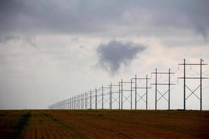 pradera nubes de tormenta canadá foto