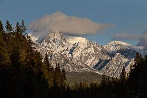 Rocky Mountains Winter Fall photo