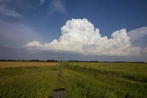 pradera nubes de tormenta canadá foto