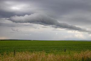 pradera nubes de tormenta canadá foto