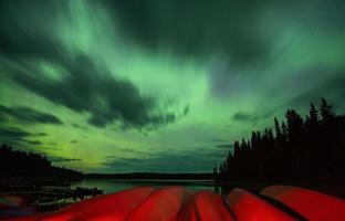 auroras boreales canadá foto