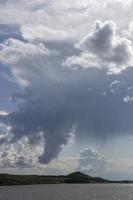 pradera nubes de tormenta canadá foto