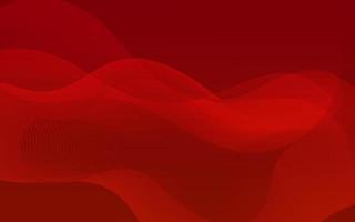 Red Abstract Background, Red Wave Background - Vector