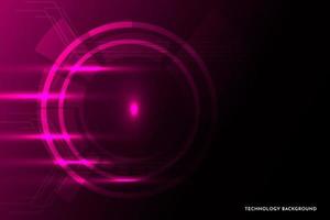 technology background abstract style with gradient purple color vector