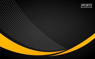 Black Sports Background with Lines and Shape. Abstract Background vector