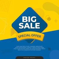 Modern Big sale special offer design vector