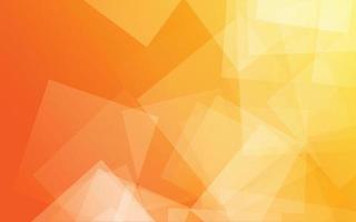 Orange geometric banner template. Gradient background vector