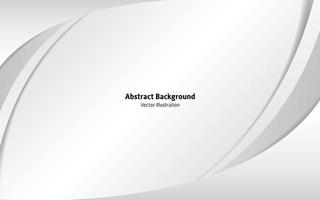 Elegant shape Abstract Background - White Grey Background. Gradient background vector