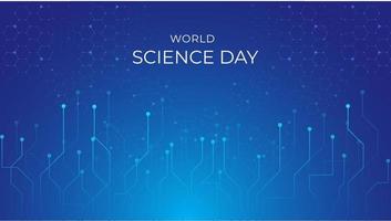 Celebration National Science Day Design. Science Day background vector illustration