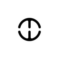 diseño de logotipo de monograma de letra mw vector