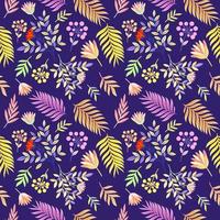 Seamless Pattern Floral Background vector