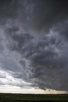 pradera nubes de tormenta canadá foto