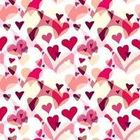 valentine seamless pattern vector